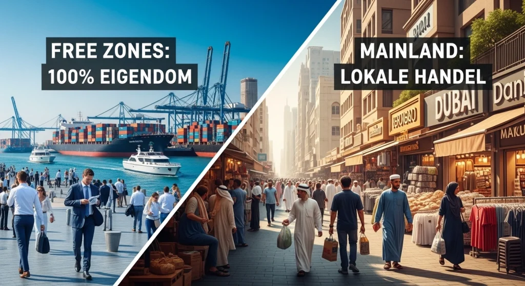 Soorten Bedrijven in Dubai: Free Zones vs. Mainland