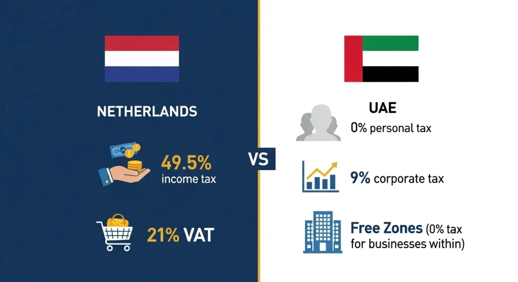 Verschillen met het Nederlandse Belastingstelsel