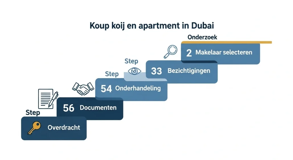 Verschillende soorten appartementen in Dubai