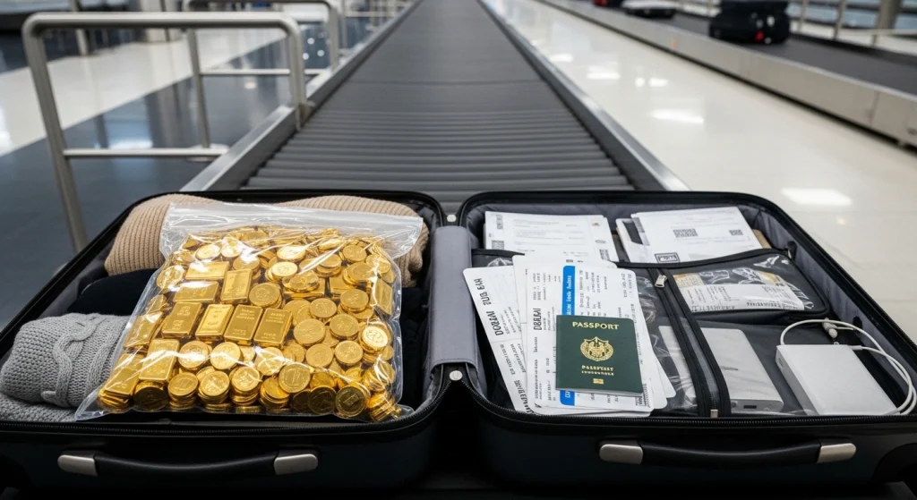 Goud meenemen terug naar Nederland: wat zegt de douane?