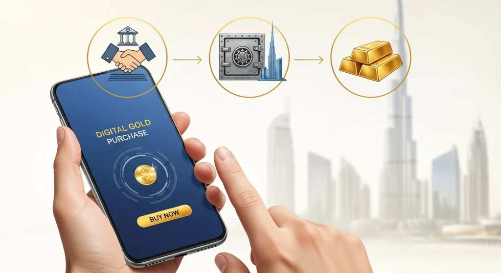 Hoe werkt investeren in een goud investeringsfonds Dubai stap voor stap?