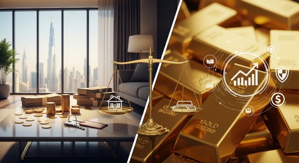 Directe Vergelijking: Vastgoed of Goud Dubai