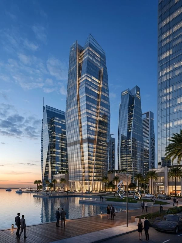 Moderne Gewerbeimmobilien in Dubai für institutionelle Investitionen